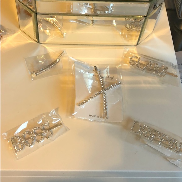 BLING Silver Hair Pins/Clips in Variety of Choices - Picture 8 of 8